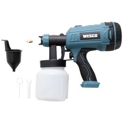 Pistola de Pintura a Bateria 18V WS2342.9 Wesco - Sem Bateri - Santec
