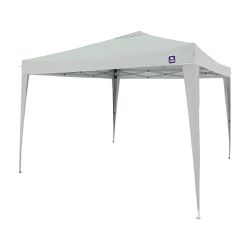 Tenda Gazebo Dobrável 3m x 3m Poliéster Branco Bel 331100 - Santec