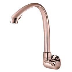 Torneira Plástica Cozinha de Parede Bica Alta Linea Rosegold... - Santec