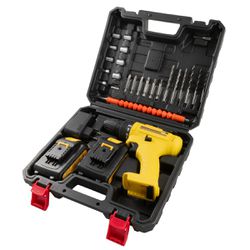 Furadeira e Parafusadeira a Bateria 12V com Kit Eda 0NZ - Santec