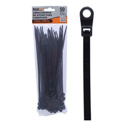 Abraçadeira de Nylon 4,8 x 200mm Preta para Parafuso Bestfer... - Santec