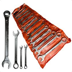 Jogo de Chave Combinada 6 a 22mm com 12 peças Bestfer BFH150... - Santec