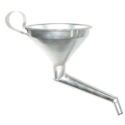 Funil Metálico 155mm para Motos 2 Curvas Lub-54B Lubefer - Santec