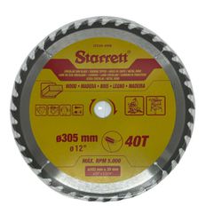 Disco de Serra Circular 305mm com 40 Dentes CCS305-40 Starre... - Santec