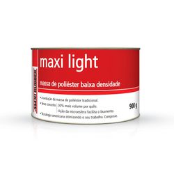 Massa De Poliéster 900gr com Catalisador Maxi Rubber - Santec