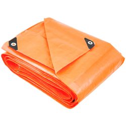 Lona Polietileno Reforçada Laranja 15 x 10 Metros 200 Vonder... - Santec