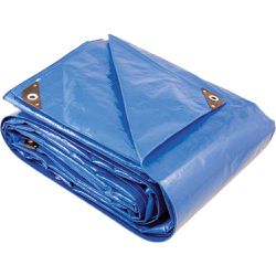 Lona Reforçada Polietileno Azul 14 x 10 Metros 200 Micras Vo... - Santec