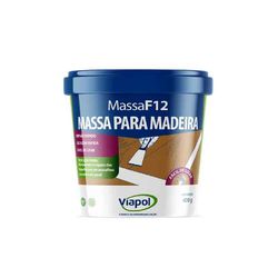 Massa para Madeira Branco MF12 400gr Viapol V0210681 - Santec