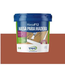Massa para Madeira Mogno MF12 1,65kg Viapol V0210689 - Santec