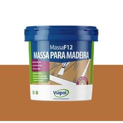 Massa para Madeira Castanho MF12 400gr Viapol V0210677 - Santec