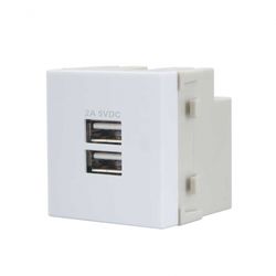Módulo Carregador de USB 2A Duplo Linha Infinity Margirius - Santec