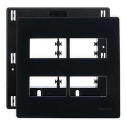 Placa 4 x 4 com Suporte 4 Postos Separados Linha Infinity Eb... - Santec