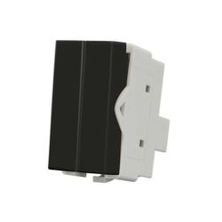 Módulo Interruptor Duplo Simples Linha Infinity Ebony Margir... - Santec