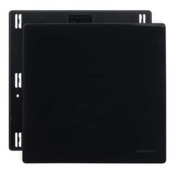 Placa 4 x 4 com Suporte Cega Linha Infinity Ebony Margirius - Santec