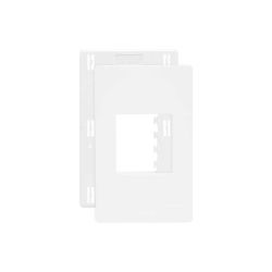 Placa 4 X 2 Com 2 Postos Branco C/ Suporte Linha Infiniti Ma... - Santec