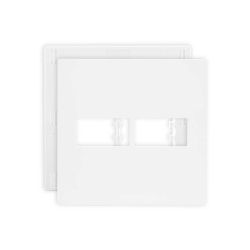 Placa 4 X 4 Com 2 Postos Branco C/ Suporte Linha Infiniti Ma... - Santec