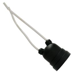Soquete de Nylon com Rabicho para Lâmpada Bocal E27 43.01 Fo... - Santec