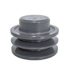 Polia de Ferro Fundido 75mm com 2 Canais A - Mademil - Santec