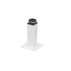Pé para Móveis Quadrado 120mm Branco - 4 peças - Santec
