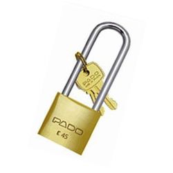Cadeado de Latão 45mm Haste Longa de 50mm Pado - Santec