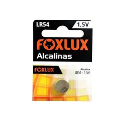 Bateria Alcalina 1,5V LR54 Foxlux 95.18 - Santec