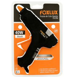 Pistola de Cola Quente 45W Bivolt Foxlux 26.02 - Santec