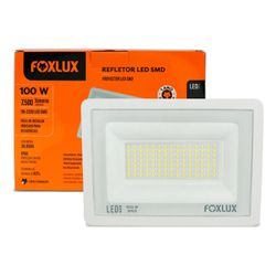 Refletor Led 100W 6500K Branco Foxlux Bivolt 38.37 - Santec
