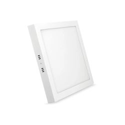 Painel de Led Quadrado Plastico Sobrepor 18W 6500K Foxlux - Santec