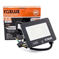 Refletor Led 30W 6500K Bivolt Foxlux 38.21 - Santec