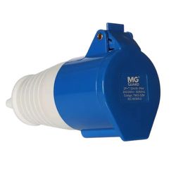 Pino Tomada Femea Industrial 32A 3P+T Azul Margirius 21642 - Santec