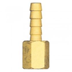 Espigão Fêmea Fixa 1/4 x 3/8 pol Latão Lubefer - Santec