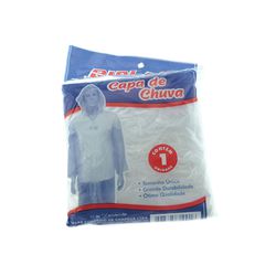 Capa De Chuva Descartável Transparente - Santec