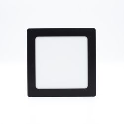 Painel Led Quadrado Preto Embutir 12W 6500K Ledbee LL-1338 - Santec