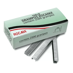 Grampo 106/8mm Pra Grampeador Pneumático - Caixa Com 2500 Gr... - Santec