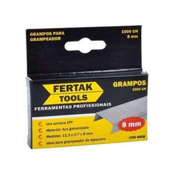 Grampo para Grampeador Manual 106/8 com 1000 Peças 8508 Fert... - Santec