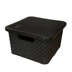 Caixa Organizadora Versátil 5 Litros Preta Compel 0.7105 - Santec