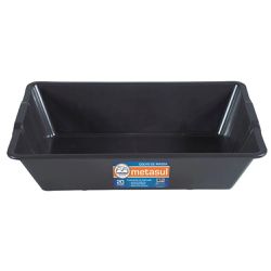 Masseira Plástica Preta 20L Metasul 011001013 - Santec