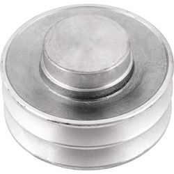 Polia de Alumínio 80mm com 2 Canais B - Santec