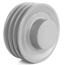 Polia de Ferro Fundido 140mm com 3 Canais 3V - Santec
