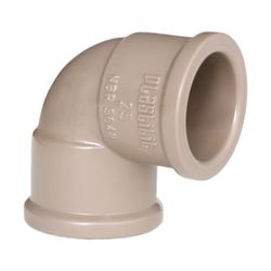 Joelho Pvc Marrom Soldável 90º Graus 60mm Plastilit 20002195... - Santec