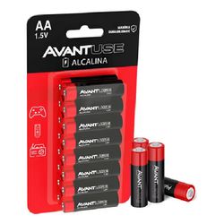 Pilha Alcalina Pequena AA com 16 Unidades Avant 408030014 - Santec