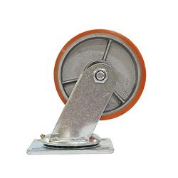 Rodizio Giratório Laranja Industrial Pesado 5 pol Bestfer BF... - Santec