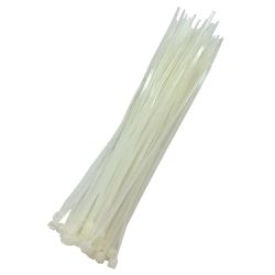 Abraçadeira de Nylon 3,6 x 200mm Natural com 100 Peças Eda 8... - Santec