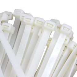 Abraçadeira de Nylon 7,6 x 400mm Natural com 50 Peças Eda 9Y... - Santec