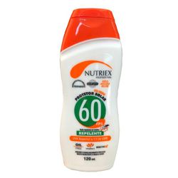 Protetor Solar FPS 60 com Repelente 120ml Nutriex - Santec