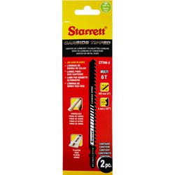 Lâmina Serra Tico Tico Metal Duro 100mm com 2 Peças Starrett... - Santec