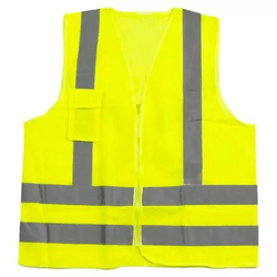 Colete Refletivo Amarelo com Bolso Plastcor - Santec