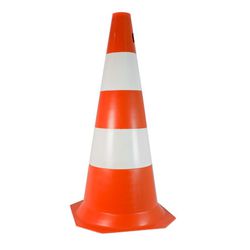 Cone De Sinalização 50 cmt Laranja E Branco - Santec