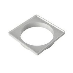 Porta Grelha Branco para Grelha Quadrada 100mm 27611222 Tigr... - Santec