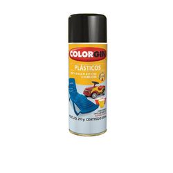 Tinta Spray 350ml Preto Para Plásticos 1502 Colorgin - Santec